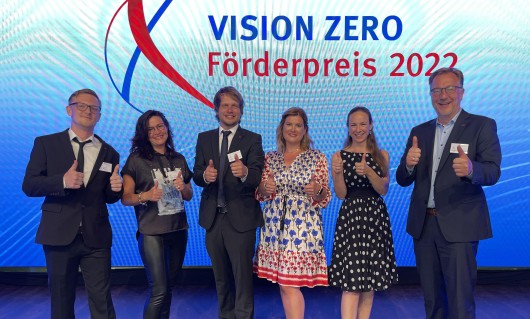 BG RCI verleiht Heel den VISION ZERO Förderpreis 2022